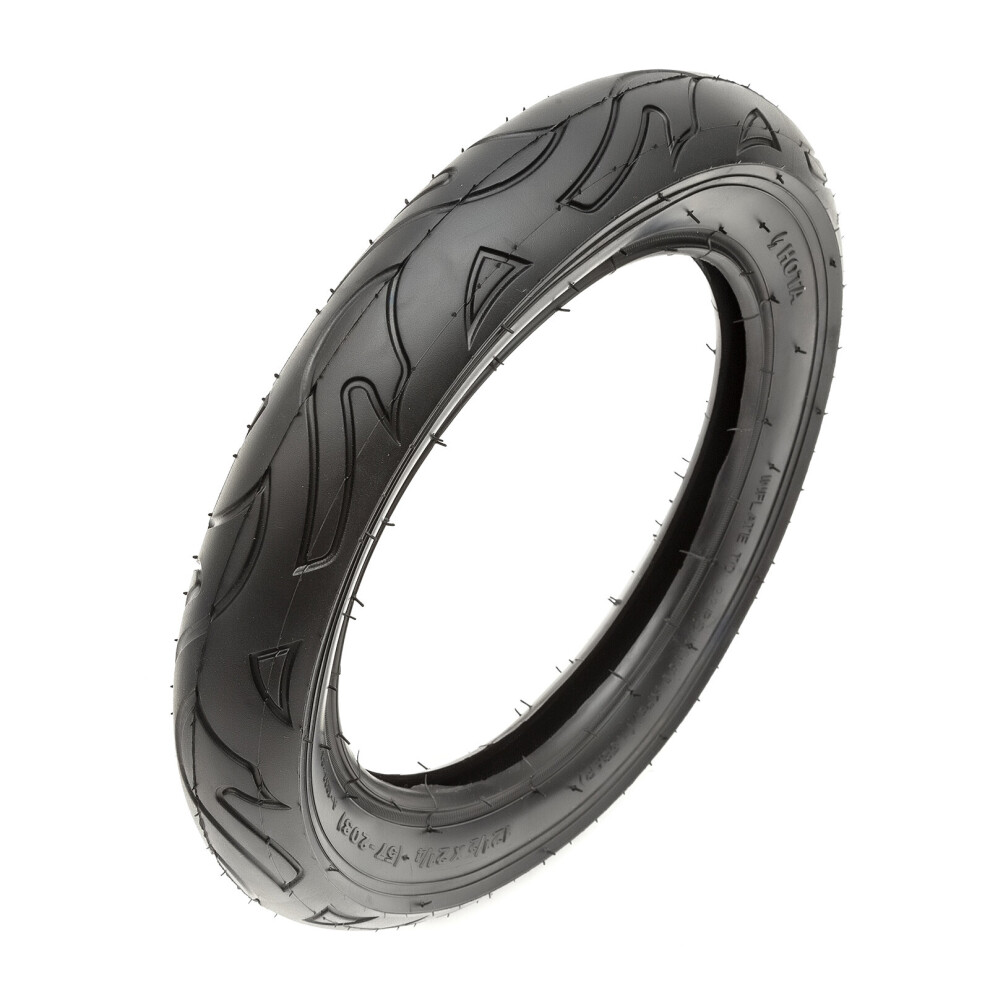 Tyre 12.5 X 2.25 Flame Tread 2 Ply Fit Quinny Buzz Pushchair Pram Stroller Black Petrolscooter