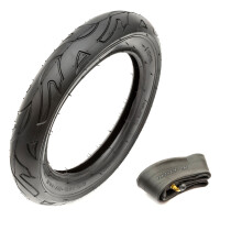 Tyre & Inner Tube 57-203 Flame Tread 2 Ply Fits Pushchair Pram Stroller
