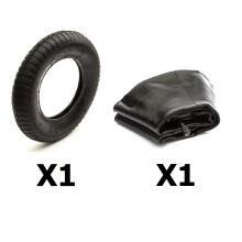 Wheelbarrow Tyre + Inner Tube 3.50-8 350-8 Garden Wheel Barrow Cart Tire 350/8