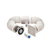 Vent Axia 441424 Lo-Carbon Vent-a-Light In-Line Extractor Fan / Light