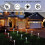 6 PACK SOLAR POWERED MOSAIC STAKE LIGHTS GARDEN BORDER LANTERNS 5
