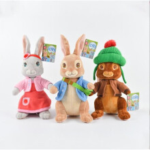 (3Pcs/Set Benjamin+Peter Rabbit+Lili) Peter Rabbit Benjamin Bunny Peter Lily Plush Toy