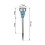 6 PACK SOLAR POWERED MOSAIC STAKE LIGHTS GARDEN BORDER LANTERNS 10