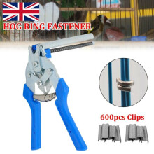 Nástroj na kliešte Hog Ring 600pcs M Clips Staple Mesh Cage Wire Fence Clamp