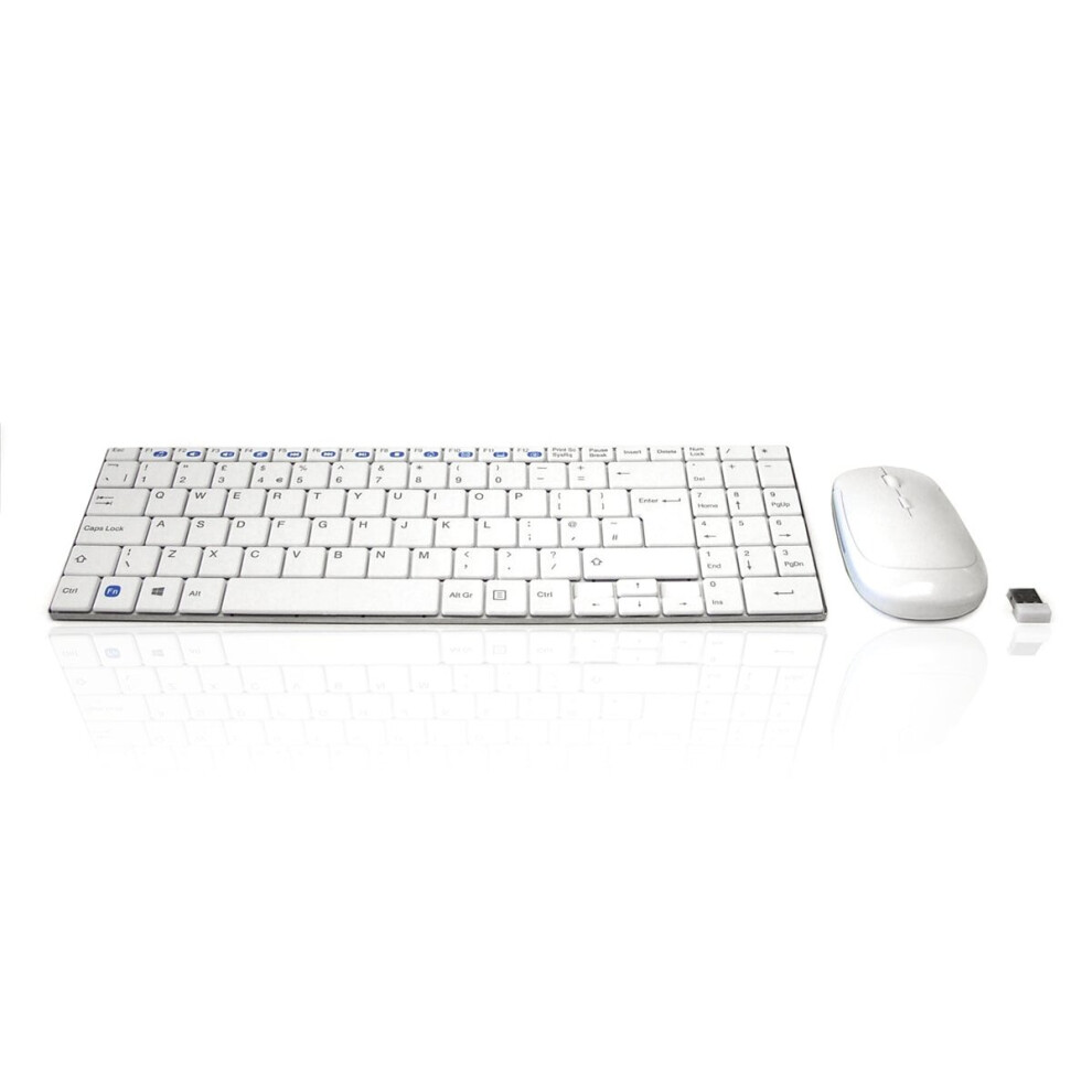 Accuratus Minimus X - Minimalist Ultra Sleek Wireless Rf 2.4Ghz Keyboard & Mouse Set 5060055465020