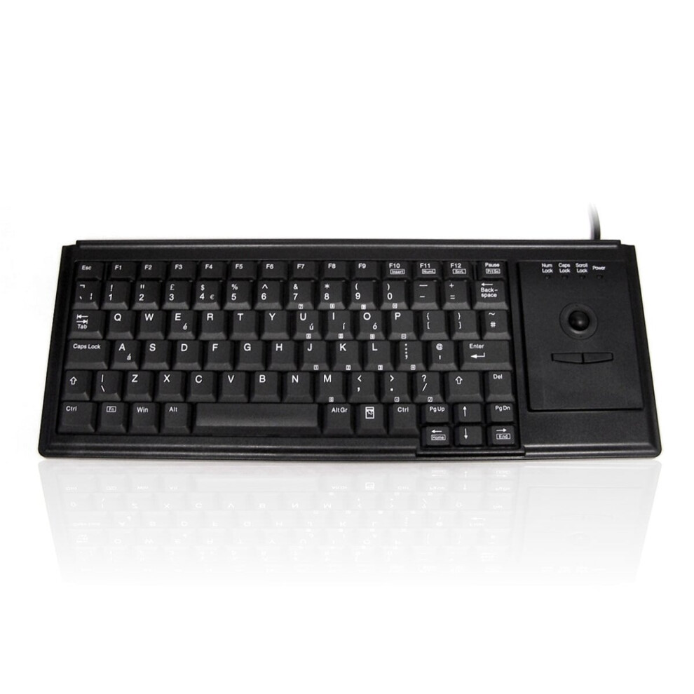 (French) Accuratus K82d - Usb Premium Mini Scissor Key Keyboard With Trackball 5060055466850