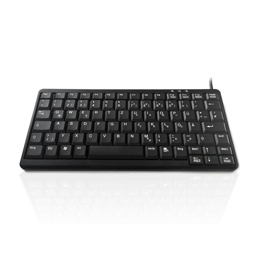 Accuratus K82a - Usb & Ps/2 Premium Mini Scissor Key Keyboard - German 5060055467147
