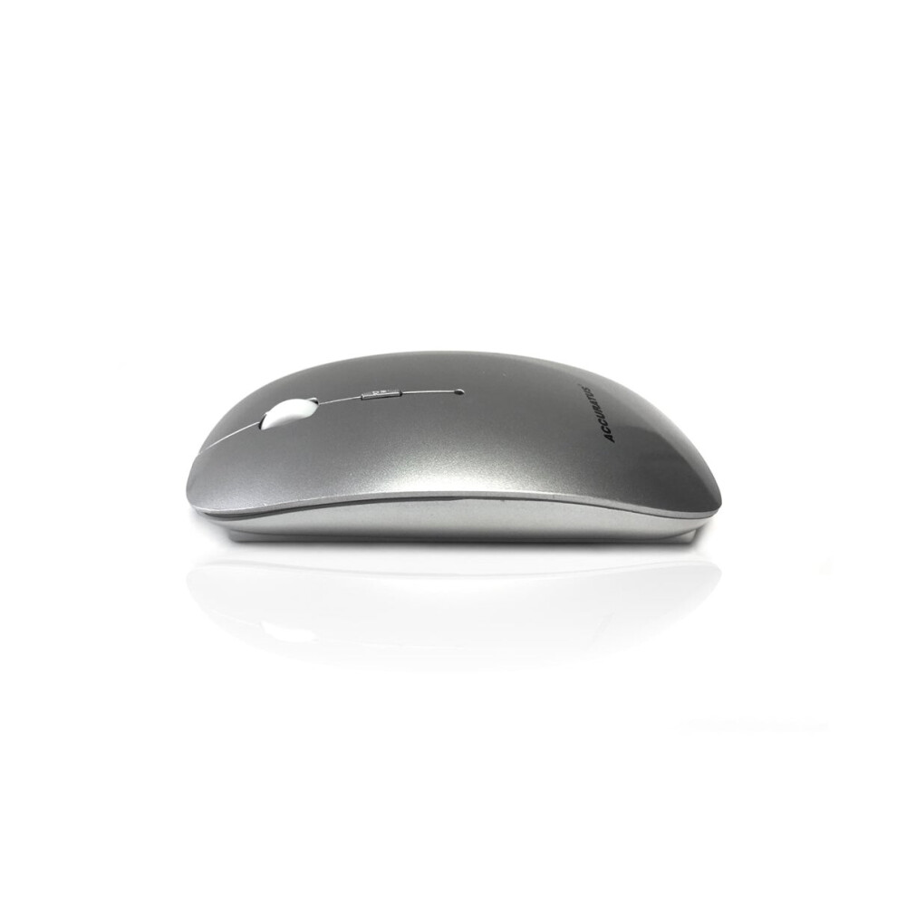 Accuratus Image Rf - Wireless Rf 2.4Ghz Sleek Slim Glossy Finish Optical Mouse With Nano Receiver - Silver 5060055465143