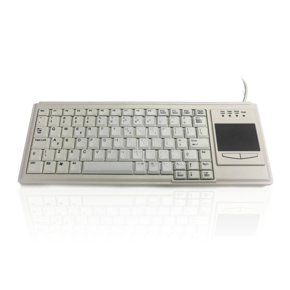 Accuratus K82b - Usb Premium Mini Scissor Key Keyboard With Touchpad - Us English 5060055466485