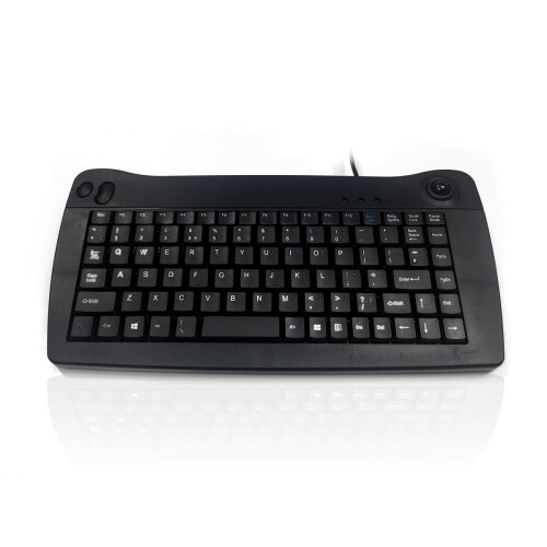 (German) Accuratus 5010 - PS/2 Mini Keyboard with Trackball