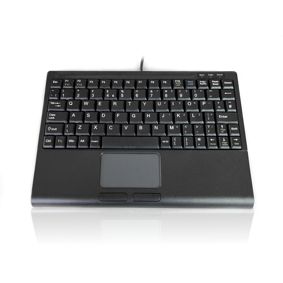 Accuratus 3410 - Usb Super Mini Micro Scissor Key Keyboard With Touchpad 5060756091429