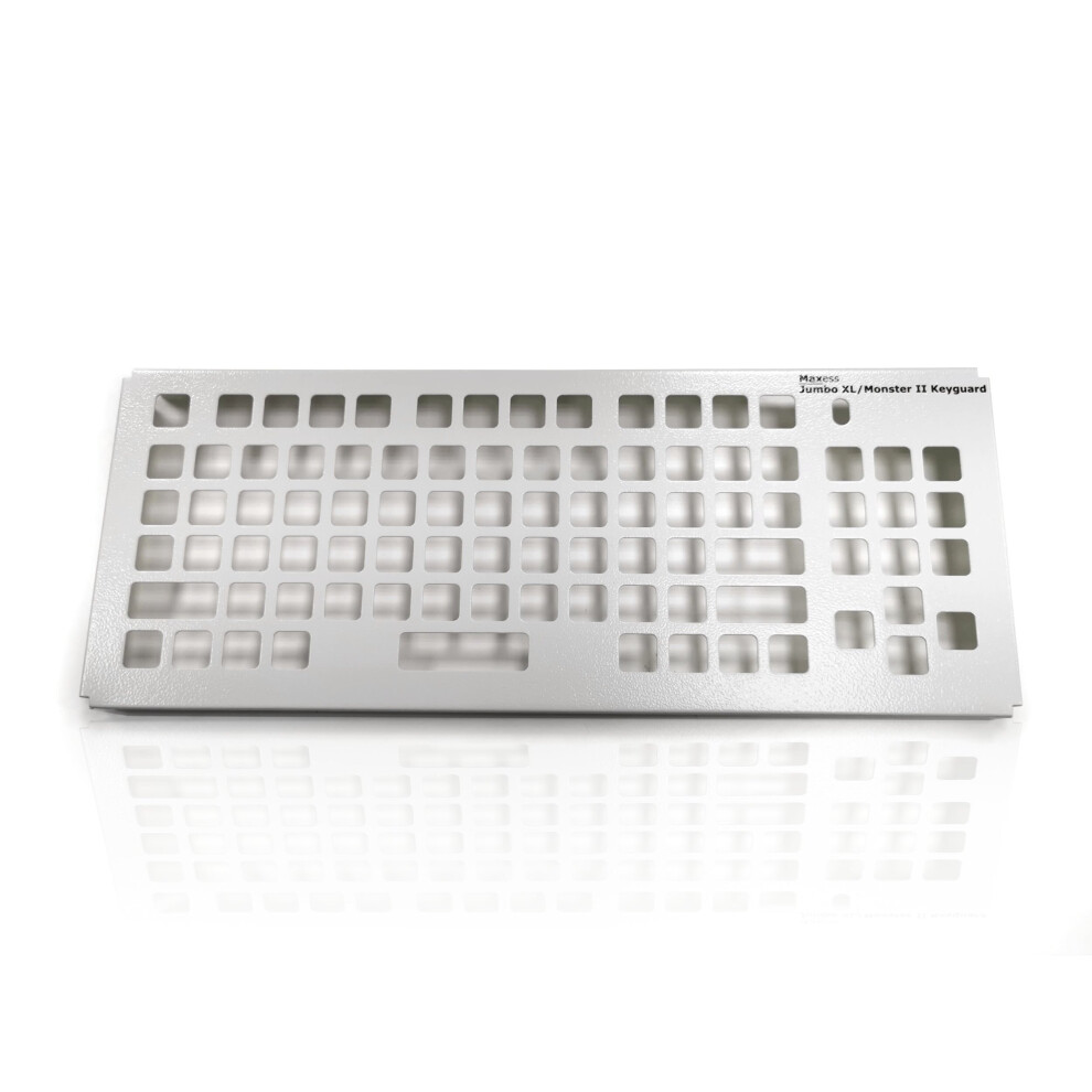 Accuratus Monster 2 Keyguard - Metal Keyguard For Accuratus Monster 2 Keyboards White 5060756091450
