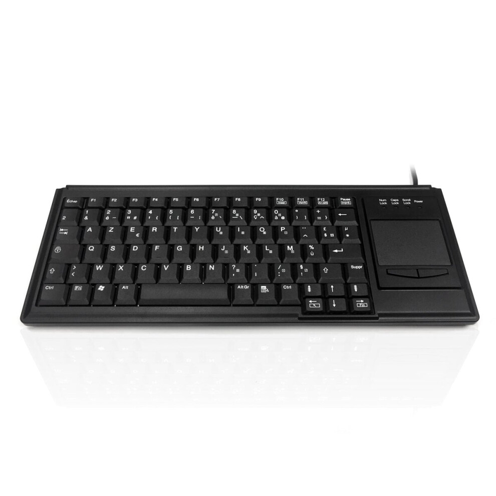 Accuratus K82b - Usb Premium Mini Scissor Key Keyboard With Touchpad - French Layout 5060055466089