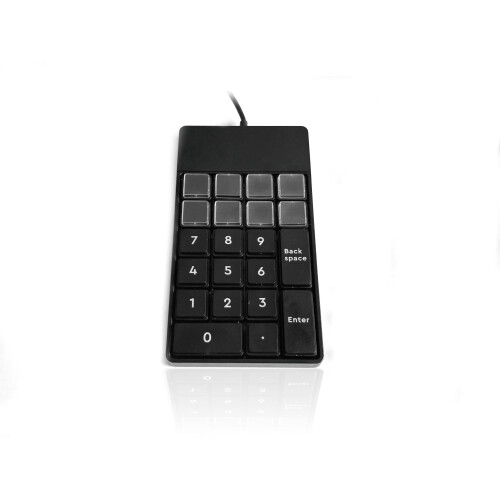 Accuratus S24B - Slim-line Professional & Durable Fully Customisable USB Keypad with 24 Programmable Keys 2