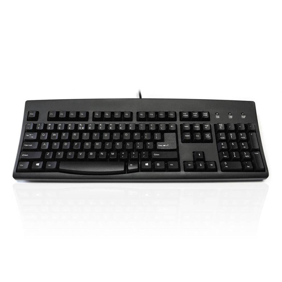 Accuratus 260 South African - Usb & Ps/2 Full Size South African Layout Professional Keyboard With Contoured Full Height Touch Typing Keys 5060055464184