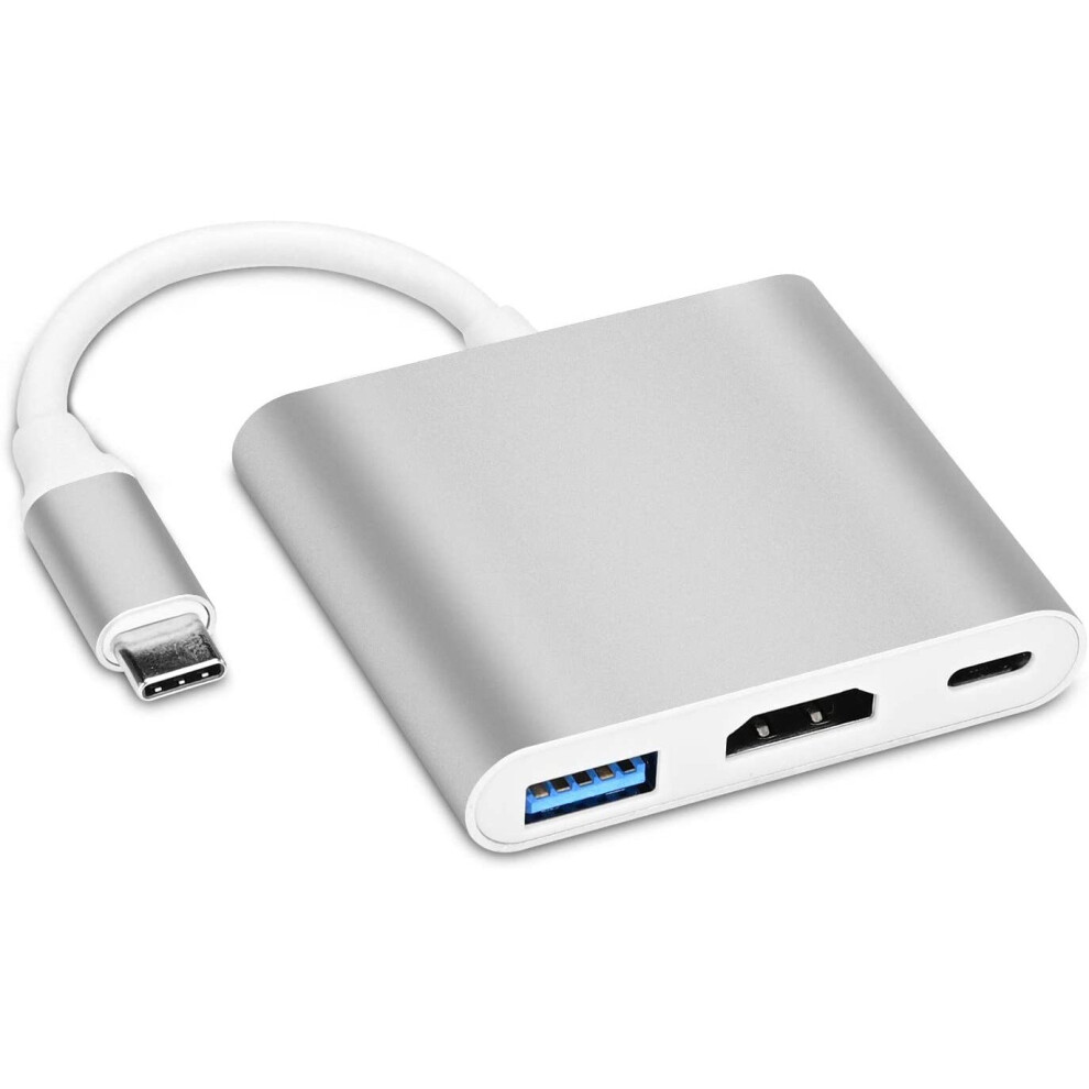 COVVY USB-C to HDMI Adapter USB C Charging Port Converter Adapter USB C Hub Compatible with Chromebook/Samsung Galaxy S8/S9, MacBook Air, iPad Pro