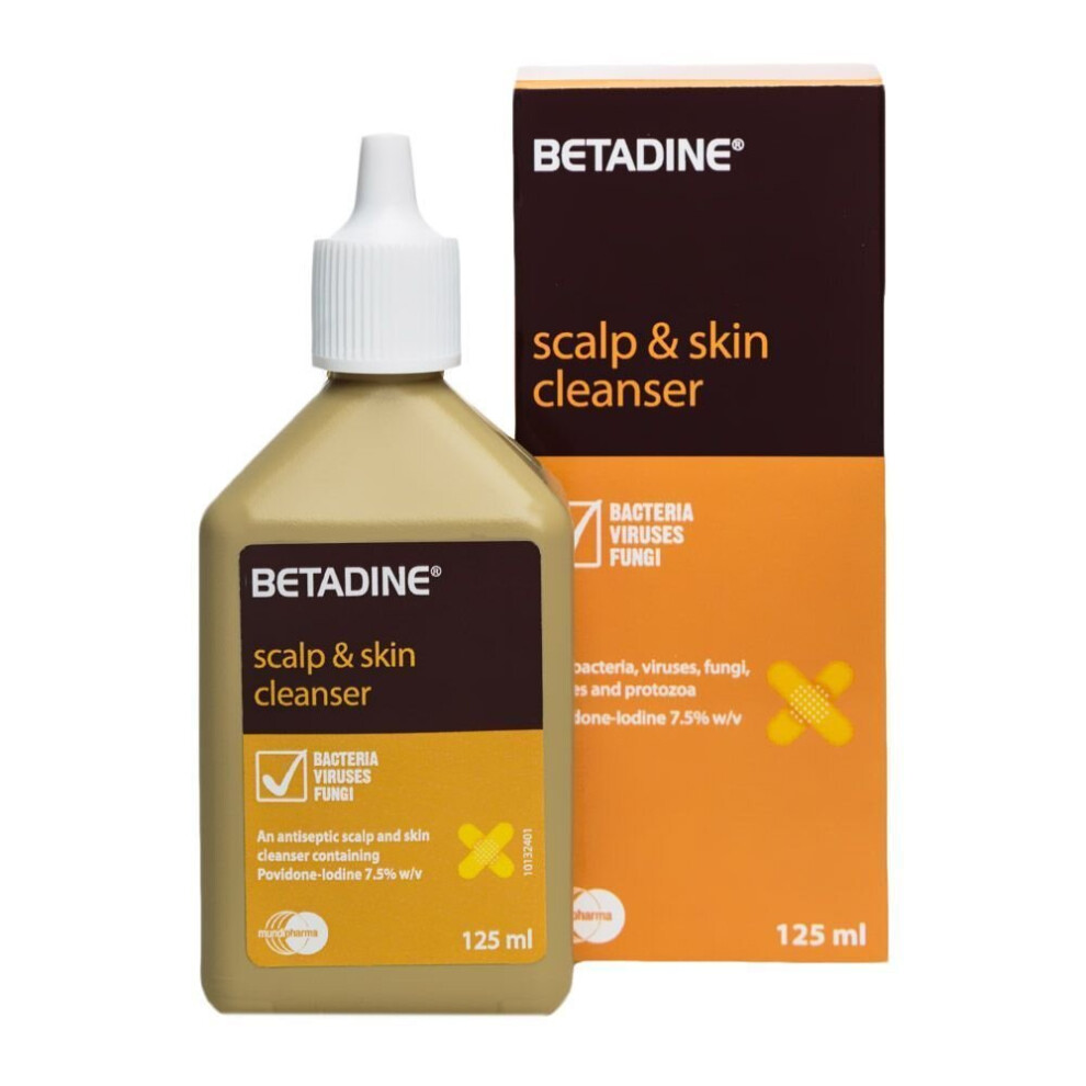 Betadine Scalp & Skin Cleanser 125 mL