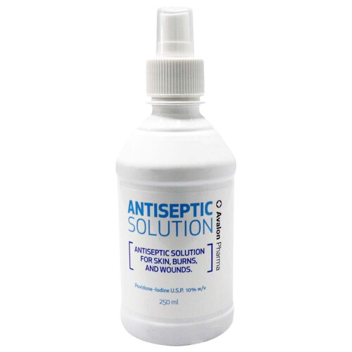 Avalon Antiseptic Povidine Iodine Solution  Disinfectant Solution 250mL