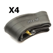 4x Innertube 255 x 50 Bent Schradar Valve Stroller Pushchair Pram Buggy Tube