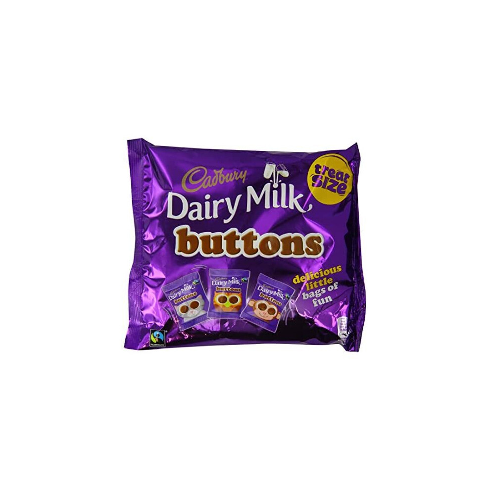 Cadbury Dairy Milk Buttons Chocolate Bag, 170g