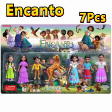 Ensemble de 7 Figurines PVC Encanto - Maison Magique, Jouets de Collection 10-12 cm