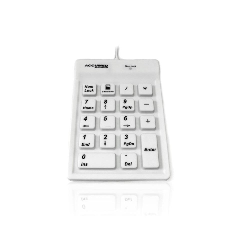 Accuratus Accumed 100 - Usb Sealed Ip67 Antibacterial Clinical / Medical Keypad 5060055465327