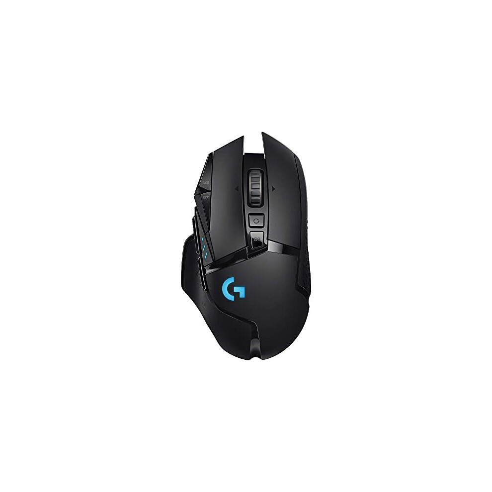 Logitech G502 Lightspeed Wireless Gaming Mouse, Hero 25K Sensor, 25,600 Dpi, Rgb, Adjustable Weights, 11 Programmable Buttons, Long Battery 6920377909079