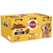 Pedigree Adult Wet Dog Food Mixed Selection in Gravy, 6x400g