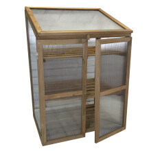 Wooden Framed Polycarbonate Growhouse Mini Greenhouse