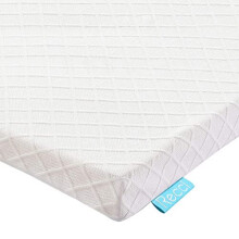 Recci Memory Foam Matras Topper Dubbel Bed - Dubbele Memory Foam Matras Topper voor Rugpijn met Uitneembare & Wasbare Bamboe Viscose Rits