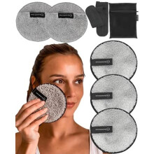 Reusable Makeup Remover Pads & Cloths For Face & Eyes Set -Ogato- Just Use Water- EXTRA Large Double-sided Reusable Face Pads -Eco-friendly- Suit