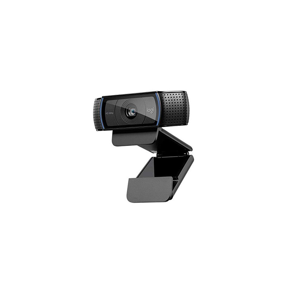 Logitech C920 Hd Pro Webcam Full Hd 1080P/30Fps Video Calling, Clear Stereo Audio, Hd Light Correction, Works With Skype, Zoom, Facet