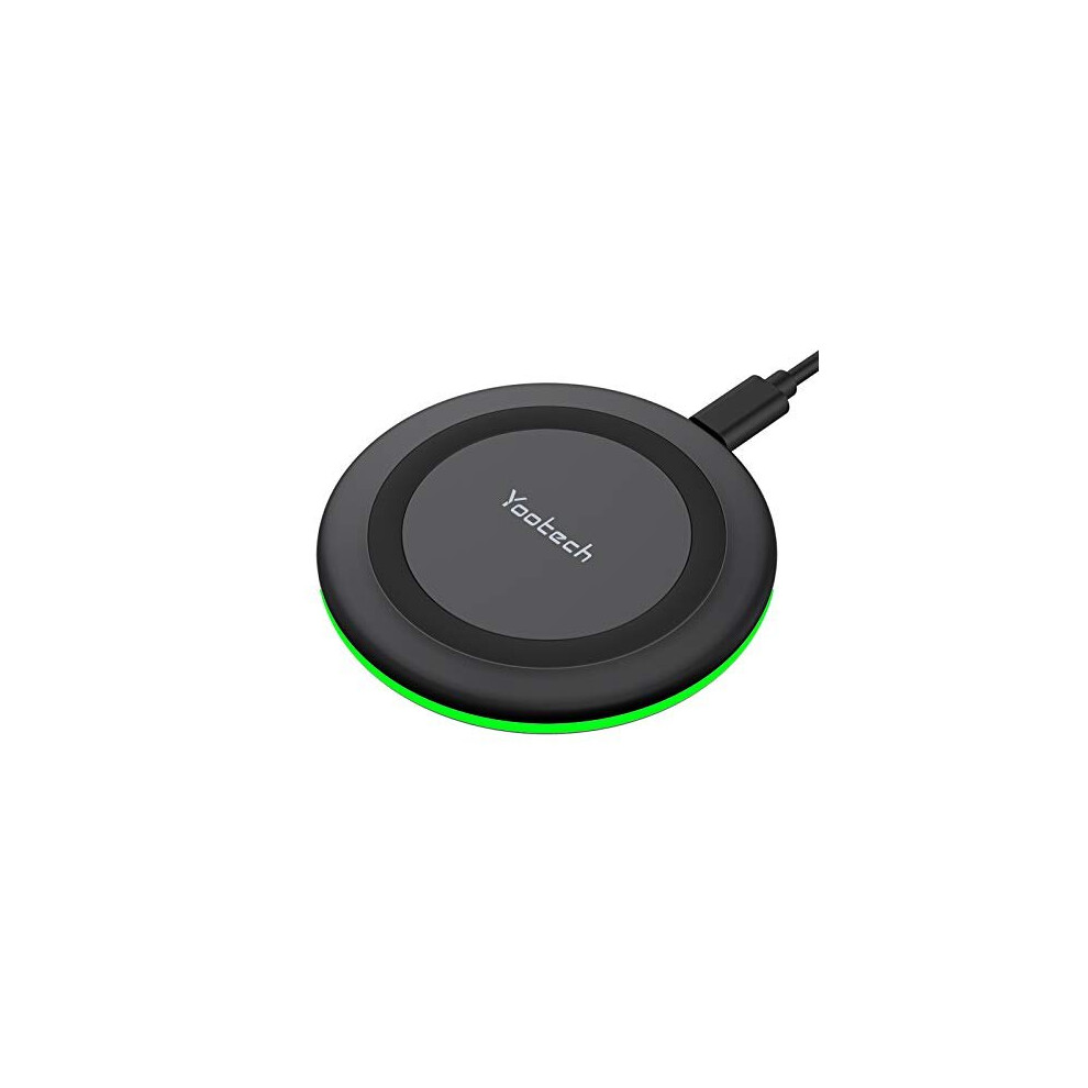 Yootech Wireless Charger, 10W Max Fast Wireless Charging Pad Compatible with iPhone 13/13 Mini/13 Pro/13 Pro Max/SE 2020/12/11, Samsung Galaxy S2