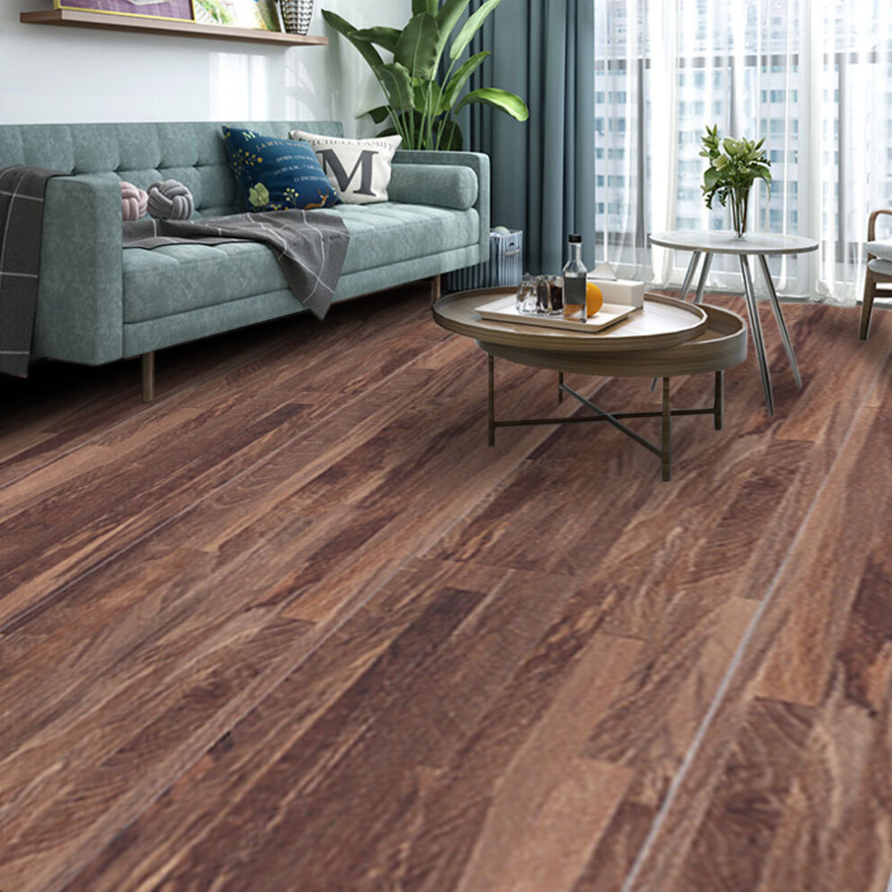 (#2) 36Pcs Wood Effect Self Adhesive PVC Floor Planks