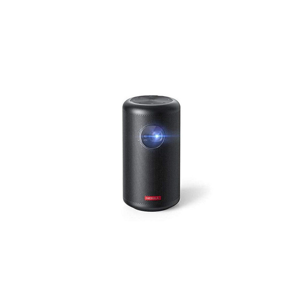 Anker NEBULA Capsule Max, Pint-Sized Wi-Fi Mini Projector, 200 ANSI Lumen Portable Projector, Native 720p HD, 8W Speaker, Movie Projector, 100 In