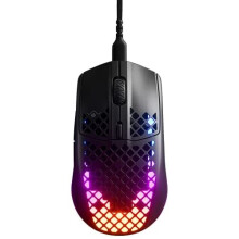 SteelSeries Aerox 3 - Super Light Gaming Mouse - 8,500 CPI TrueMove Core Optical Sensor - Ultra-lightweight Water Resistant Design - Black
