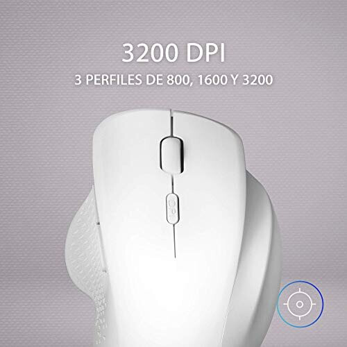 Mars Gaming MMWERGOW Wireless Ergonomic Mouse for PS4/PS5/XBOX/PC/Mac - White 1