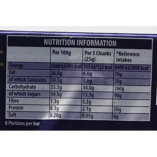 Cadbury Cadbury Dairy Milk Fruit and Nut Chocolate Bar, 200g 2