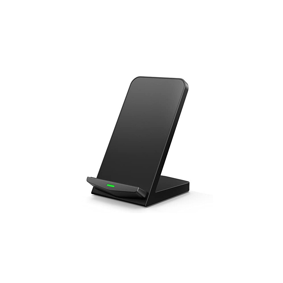 Wireless Charger, 15W Fast Wireless Charging Stand, Dual Coils Chargeur Sans Fil, ABT Fast Wireless Charger Compatible with iphone 13/12/11/8/X/S