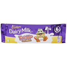 Cadbury Dairy Milk Freddo Chocolate Caramel Bars Multipack, 6x19.5 g