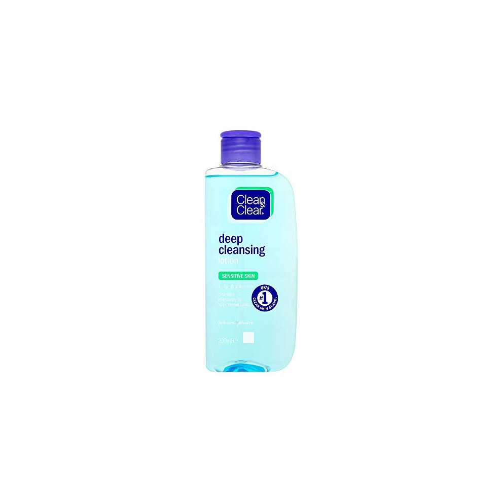 Clean & Clear Deep Cleansing Lotion For Sensitive Skin 200Ml