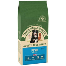James Wellbeloved Complete Dry Adult Large Breed Dog Food Fish and Rice, 15 kg