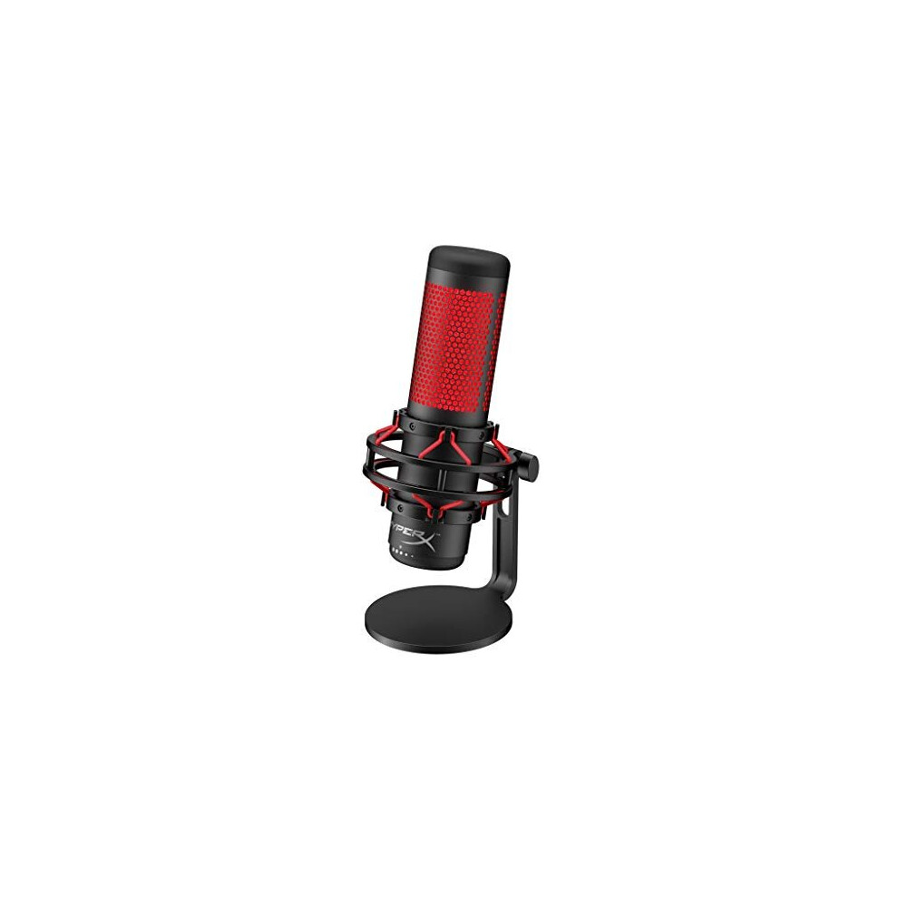 Hyperx Hx-Micqc-Bk Quadcast Standalone Microphone For Streamers, Content Creators And Gamers Pc, Ps4, And Mac, One Size Black