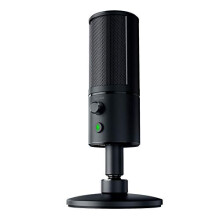 Razer Seiren X USB Streaming Microphone: Professional Grade - Built-In Shock Mount - Supercardiod Pick-Up Pattern - Anodized Aluminum - Clas
