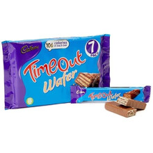 Cadbury Timeout Wafer Bars, 7 x 21.2 g