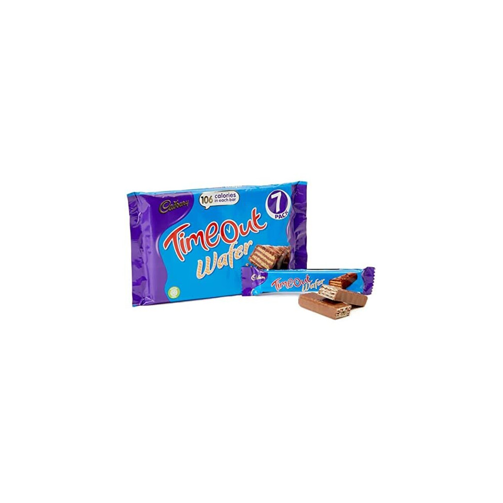 Cadbury Timeout Wafer Bars, 7 X 21.2 G