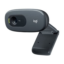 Logitech C270 HD Webcam (960-000694) – Widescreen 720p HD Video Calling & Recording, 3 MP Photos, USB 2.0