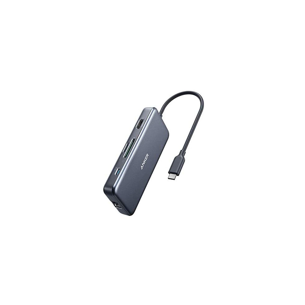 Anker Usb C Hub, Powerexpand+ 7-In-1 Usb C Adapter, With 4K Hdmi, 60W Power Delivery, 1Gbps Ethernet, 2 Usb 3.0 Ports And Sd/Microsd Card Readers