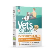 Vet's Kitchen Complete Wet Dog Food Chicken with Wholegrain Rice, 10 x 395g