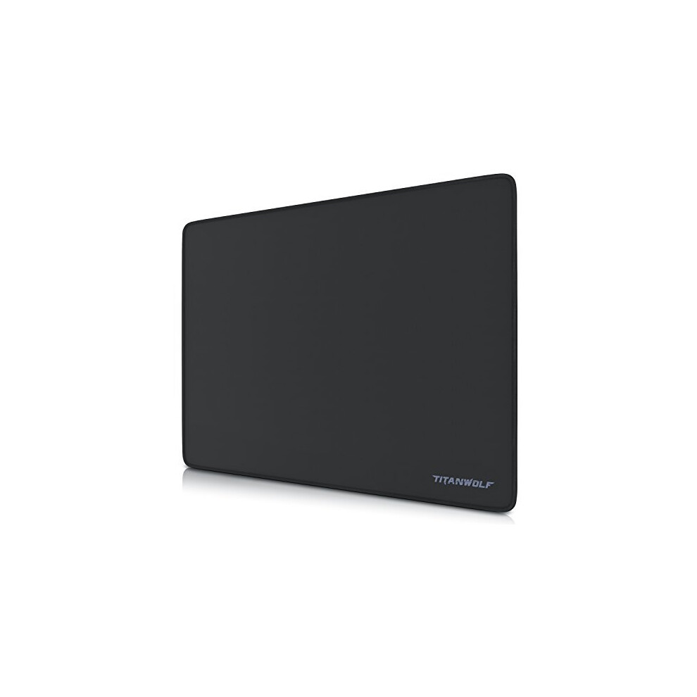 Titanwolf Xl Speed Gaming Mouse Pad Mouse Mat 440 X 350 X 3Mm - Xxl Mousepad - Table Mat Large Size - Improved Precision And Speed - Rubber 4061474003719